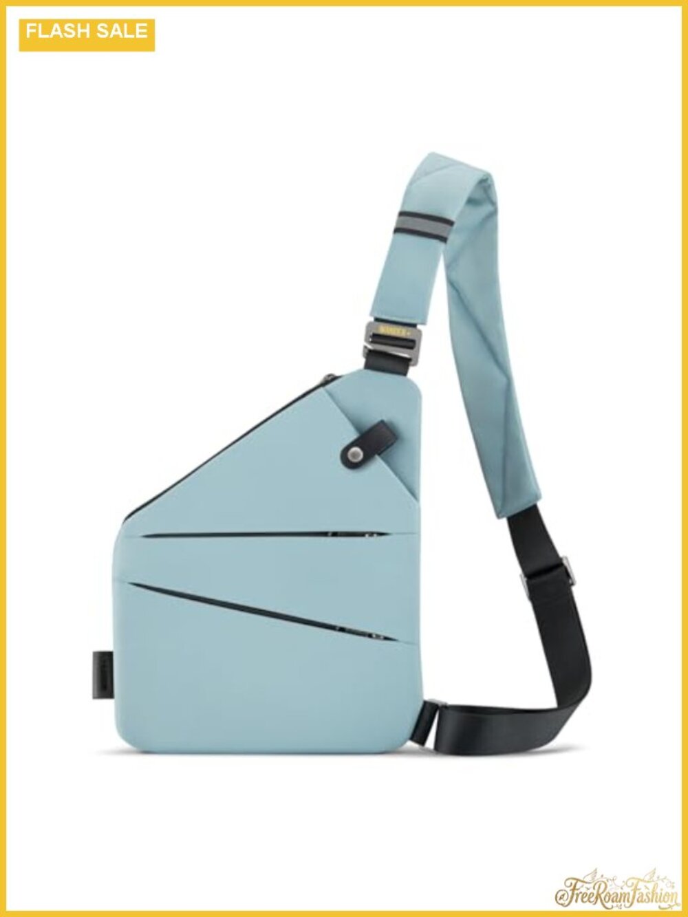 Anti Theft Crossbody Travel Bag Multi Pocket Slim Sling Purse Oxford Waterproof